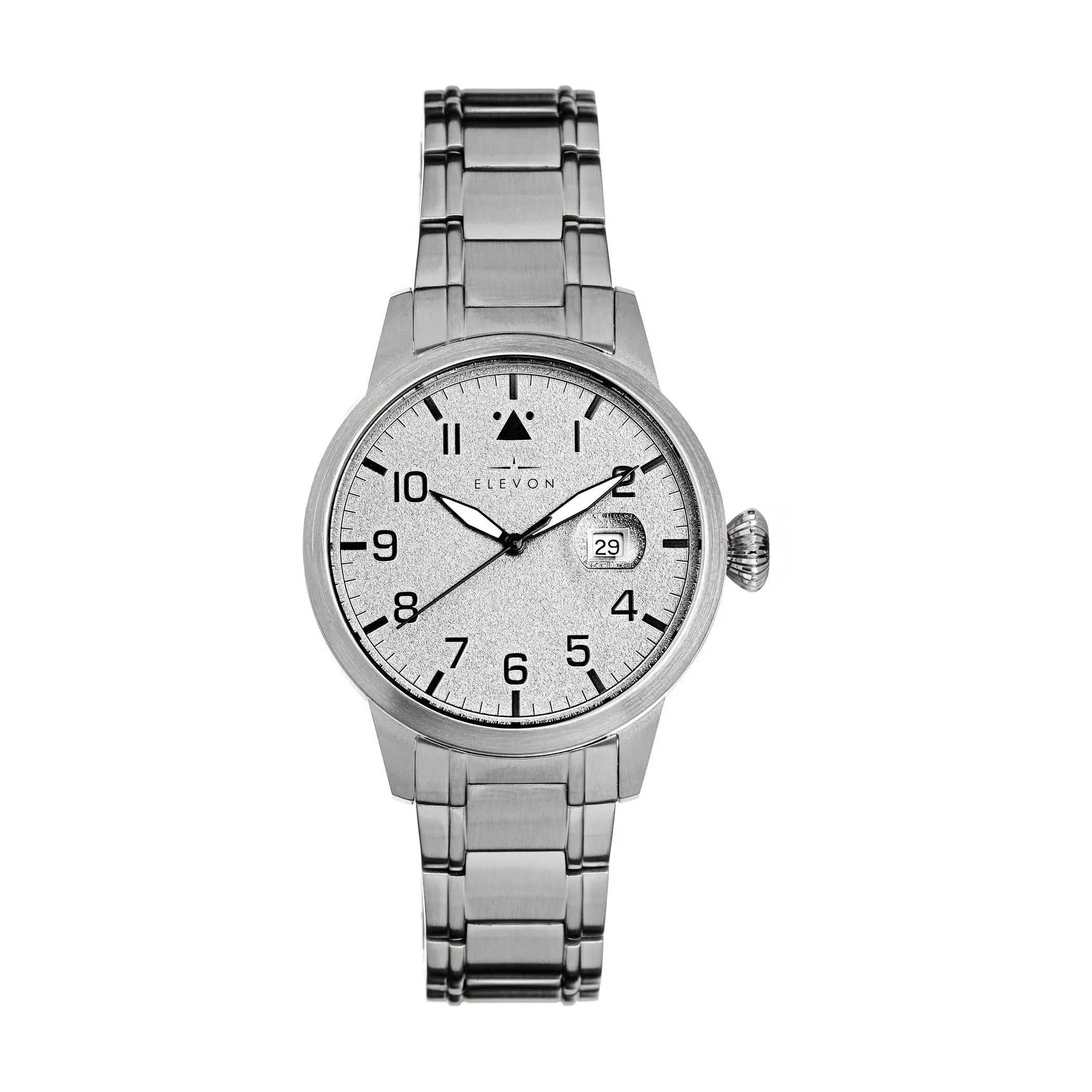 Elevon Men's Stealth Silver Bracelet Watch