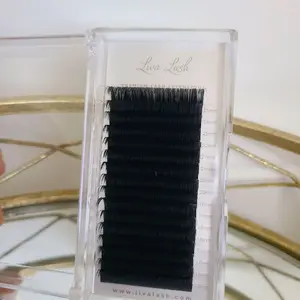 Volume Eyelash Extensions, 16-25mm Length, CC Curl, 0.05 Thickness