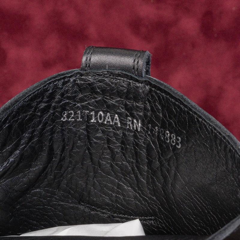 Bibi Lou Women Black Leather Cowboy Western Mid calf Boots 9US EUR39