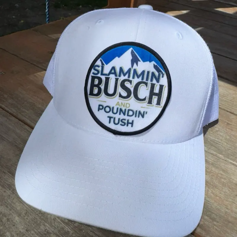 Mens Slammin' Busch and Poundin' Tush Snapback Hat