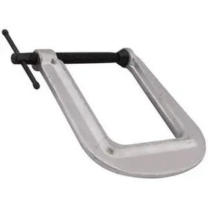 Wilton Light-Duty Ductile Iron Standard C-Clamp (Model 42530) - 700 Lb Capacity, 0" Min Opening, 3" Max Opening, 4-1/2" Throat Depth, Deep Throat