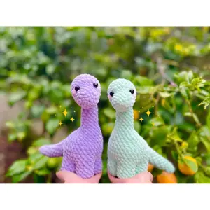 Long Neck Dino Crochet (dinosaur crochet, amigurumi dinosaur, brontosaurus, crochet dino)