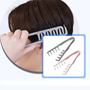 Texture Comb, Thickened Wide-Tooth Hair Styling Comb, Men's Volumizing Texture Tool Device, Maximum Root Lifting Volumizing Tool, Hair Volume Tool, Bangs Parting Grooming Accessory (Grey)