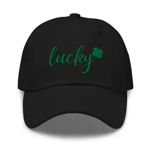 Lucky 4-Leaf Clover Dad Hat
