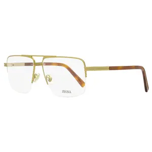 Zegna Rectangular Pilot Eyeglasses EZ5274 035 Matte Bronze 59mm