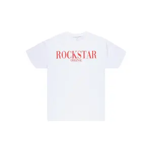 Octavio 2.0 White/Red Oversized Graphic T-Shirt