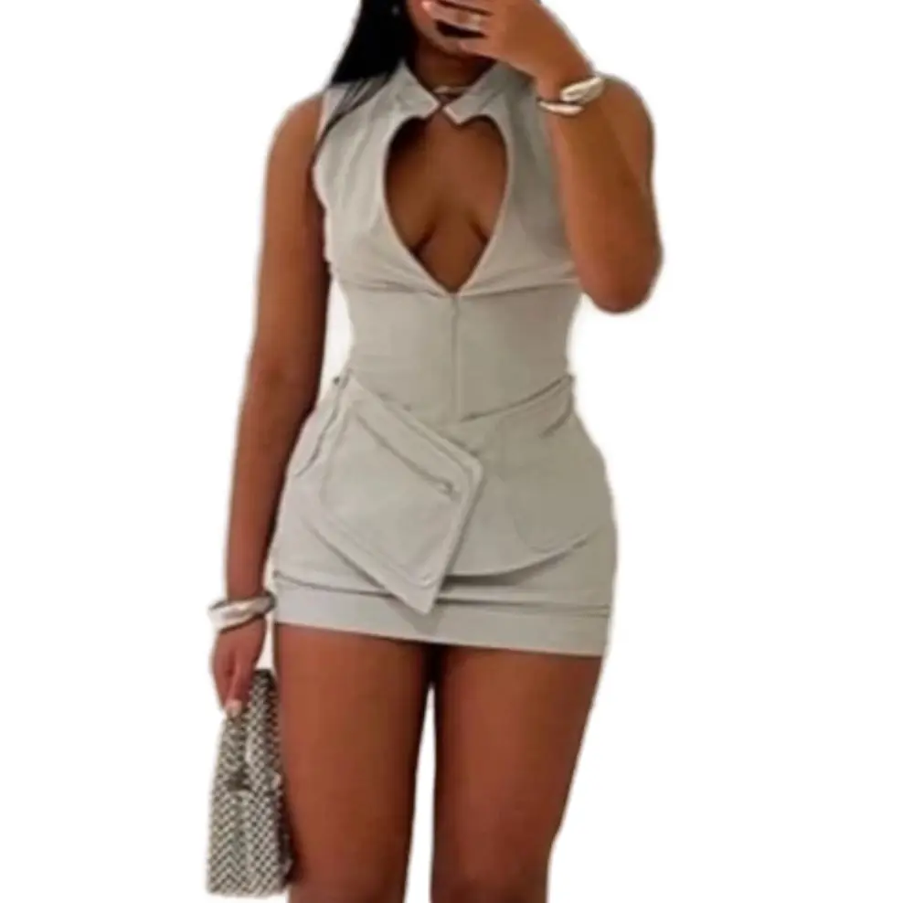 It GIRL Sleeveless Cargo Dress Fit