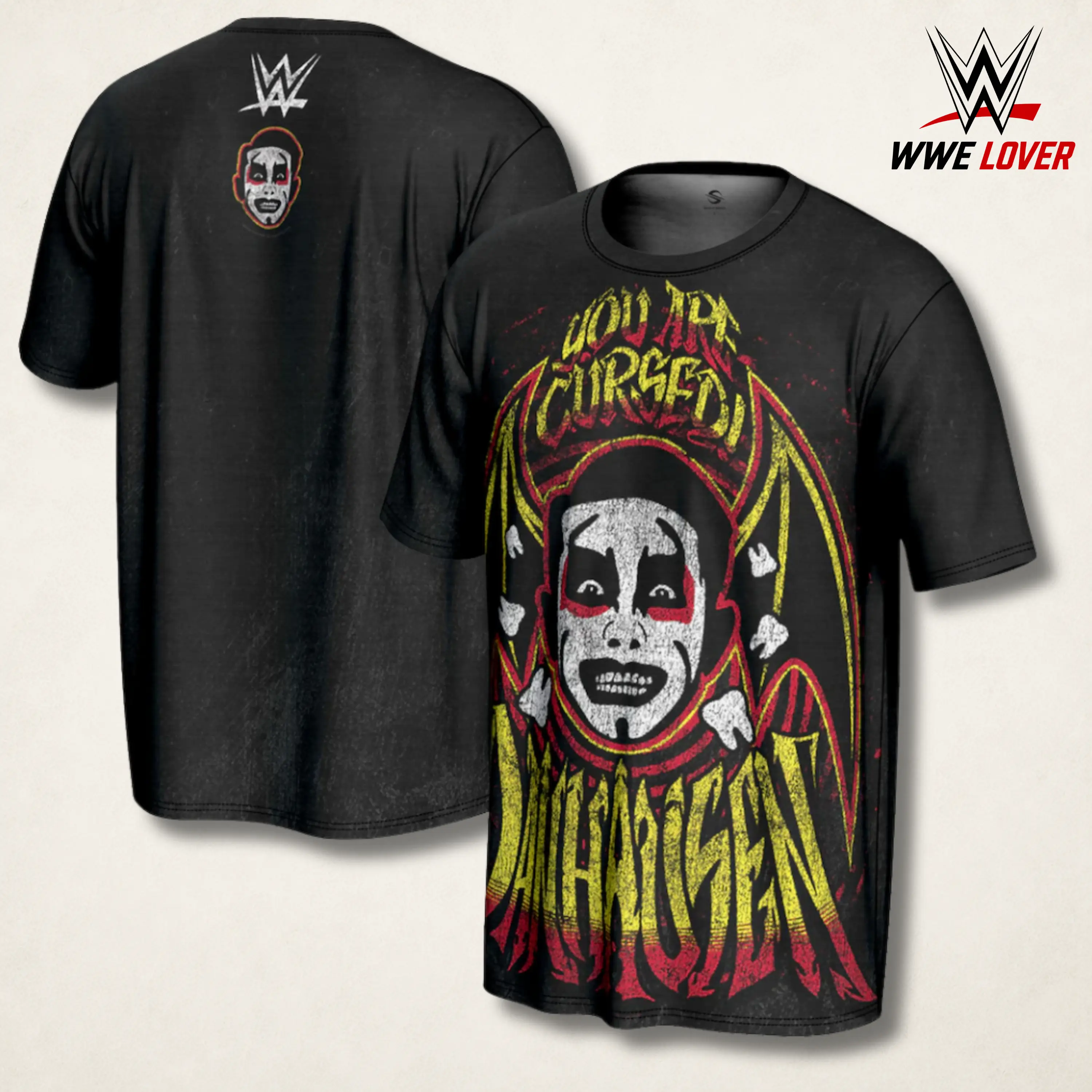 WWE Danhausen You Are Cursed T-Shirt, Vintage Graphic Champion Tee – Y2K Premium Cotton Top Trendy Streetwear Unisex Wrestling Gift for Fans Made in USA