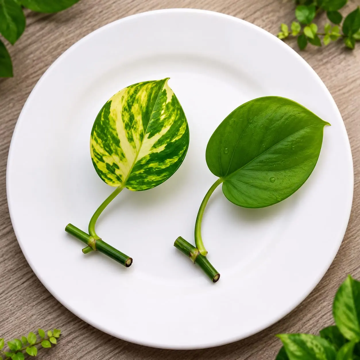 2 Live Plant Cuttings Bundle – Pothos & Philodendron Collection