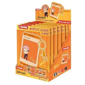 Jujutsu Kaisen - Acrylic Clear Card Keychain 6pc Blind Box PDQ  [COLLECTIBLES] Blind Packaging , Keychain