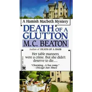 USED Book - Death of a Glutton (Hamish Macbeth Mysteries, No. 8) by M.C. Beaton (Unknown) - english