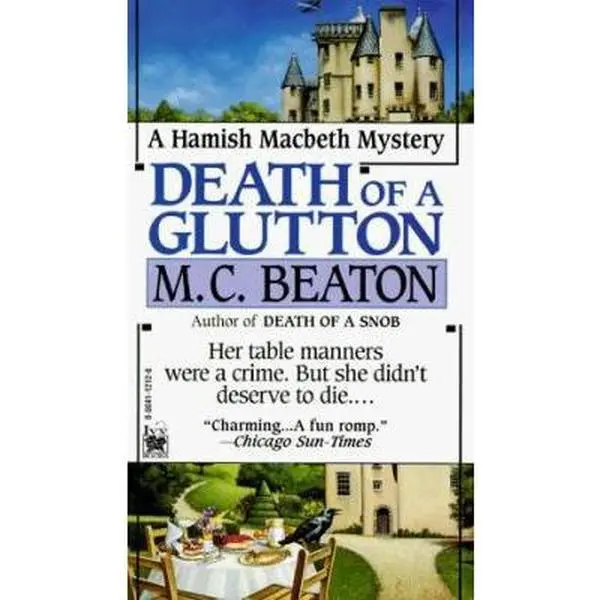 USED Book - Death of a Glutton (Hamish Macbeth Mysteries, No. 8) by M.C. Beaton (Unknown) - english