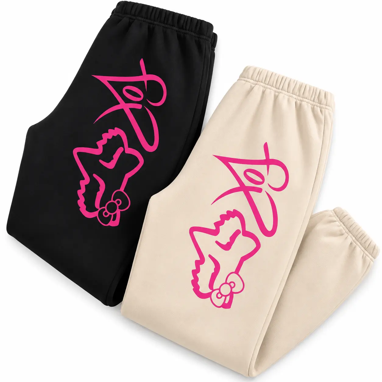 Fox Racing Inspired Pink Graphic Sweatpants, Y2K Baggy Joggers, Unisex Motorsport Streetwear, Gift For Him, Gift For Her, Trending 2026, Style 2