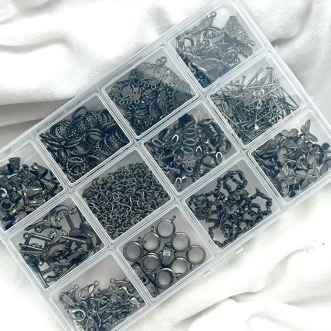 DIY Black Mix Alloy Accessory /Boxed