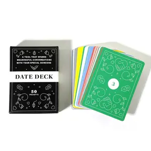 Date Night Conversation Cards for Couples Relationship Building Card Game Romantic Questions Deck Meaningful Prompts Deep Talks Connection Game Anniversary Gift Travel Pocket Cards Fun Couple Activities Communication Challenge Set 50 Cards