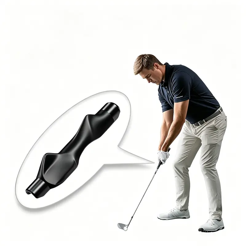 Golf Grip Trainer, Grip Trainer for Golf Clubs - Right Hand Golf Training Aid with Ergonomic Design, Builds Muscle Memory, Corrects Golf Grip Posture and Improves Swing Accuracy