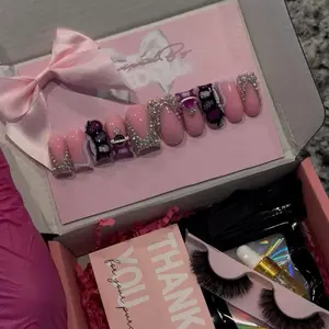 Purple Bling | PressedByTheDoll GelX Nails