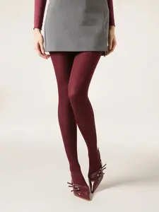 1 Pair Plain Pantyhose, Matte Finish, Essential for Parties and Events, Casual Style, Suitable for All Seasons, Perfect for Trendy