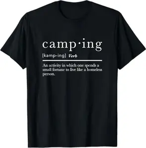 Funny Camping Shirts For Men Women Definition Camp T-Shirt