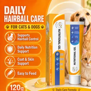 CASSIEL PET Nutri Plus Energy Gel - Highly Palatable Aluminum Tube Pet Supplement, Summer Revitalizing Snack with Vitamins for Healthy Skin, Appetite & Growth Support for Dogs & Cats