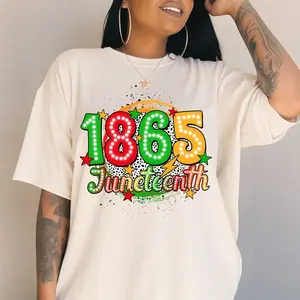 1865 Juneteenth Shirt, Black Independence Shirt, Juneteenth shirt women,Black Culture, Black History,Black Lives Matter Tee,Melanin T-Shirt,Black Girl, Free-ish Shirt