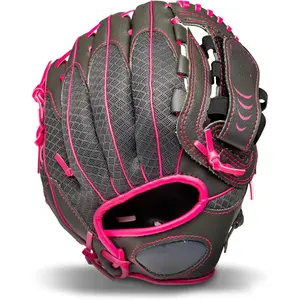 Sports Youth Teeball Gloves - Shok Sorb Kids Baseball + Teeball Mitt - Boys + Girls Fielder Gloves - 10.5" Inch