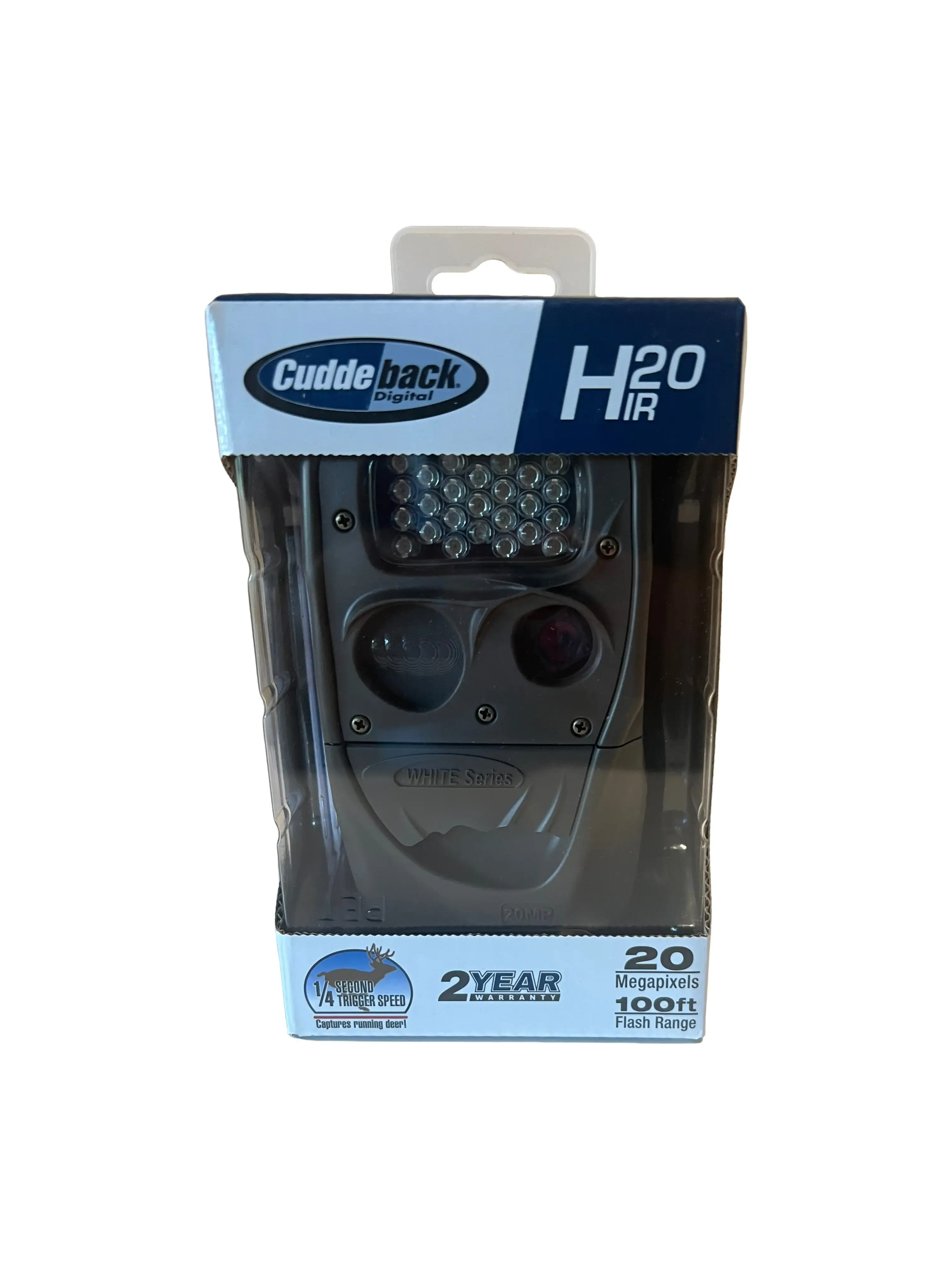 Cuddeback H2O IR Camera 20MP with 24 LEDs 850nm Low Glow Flash 100 Feet Range 1/4 Second Trigger Speed 2 Year Warranty