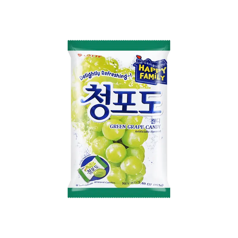 LOTTE Korea Green Grape Flavor Candy 153g