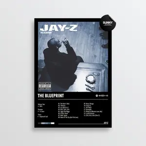 Jay -Z - The Blueprint | Album Cover Poster