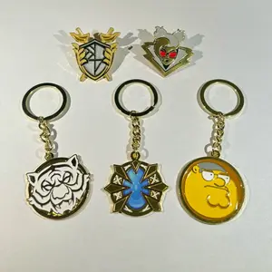 Chapter 5 Season 1 Fort Medallions Keychain & Pin - Fort inspired Keychains/Pins - Underground Medallions - Gift for gamers - Metal Keychain/Pins collectible keychains