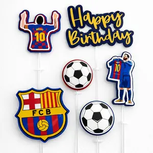 Barcelona Cake Topper ️ | Custom Soccer Birthday Decoration