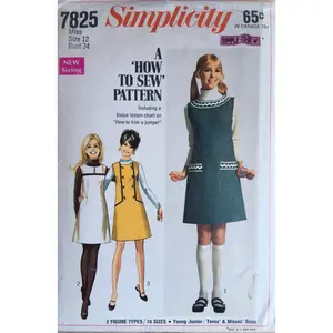 Simplicity 7825 Sewing Pattern (Vintage) UNCUT