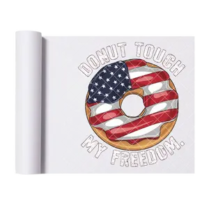 Donut Touch My Freedom - Direct Print Film Transfer for Trendy T-Shirts, Cotton, Polyester & Blends - High-Quality Print