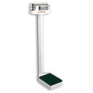 212 MAIN Eye Level Physician Balance Scale, 10.5in x 14.5in Platform, 400lbs x 4oz/175kg x 100g Capacity, Heavy Duty Die-Cast, Dual Reading, Multi-Function, Clinical Use, Without Height Rod