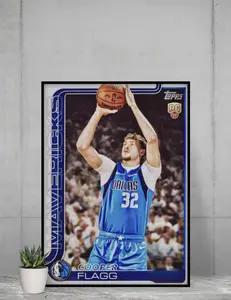 Topps Cooper Flagg 2025 Base Rookie 12x17 Poster Dallas Mavericks