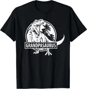 Grandpasaurus Dinosaur Grandpa Saurus Family Grandpa T-Shirt