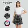Hanna Nikole Women's Plus Size Sports Skort - High Waisted Skirt, Black Skirt, Curvy Clothing, Elastic Lining, Pleated Flared Mid-Thigh Mini Bottom with Pocket, Attached Shorts, S-XL (16W,18W,20W-28W Incl.26W), Fitted Minimalist,outdoorfun