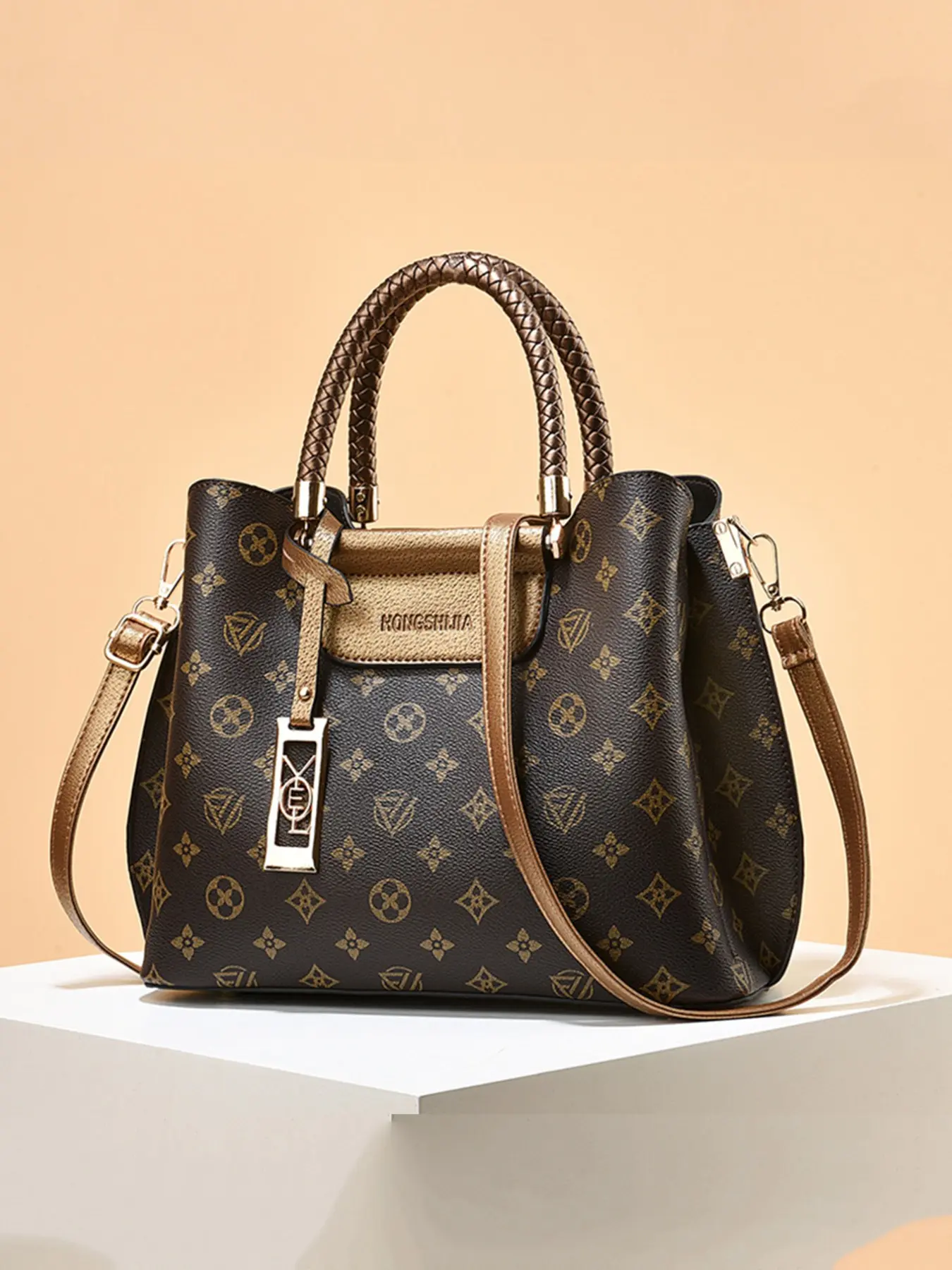 Fashion Vintage Crossbody Handbag, Multifunctional Large Capacity, Stylish Design, New Women's Small Square Bag, Casual Multi-Layer, Everyday Crossbody Bag, Elegant Bags, Fashion Shoulder Bag