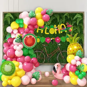 Tropical Fruit Themed Balloon Arch Kit, Colorful Balloon Garland Set, Summer Fruit Balloon Arch Kit for Birthday Party Decoration