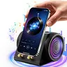 XHJ Compact Portable Wireless Bluetooth Speaker with 3-in-1 Smartphone-Tablet Holder, USB-C Rechargeable Portable Audio System, Included Batteries, PC/Mobile Compatible, for Home & Car Use, Ideal Gift for Family, For Smartphones Or Tablets