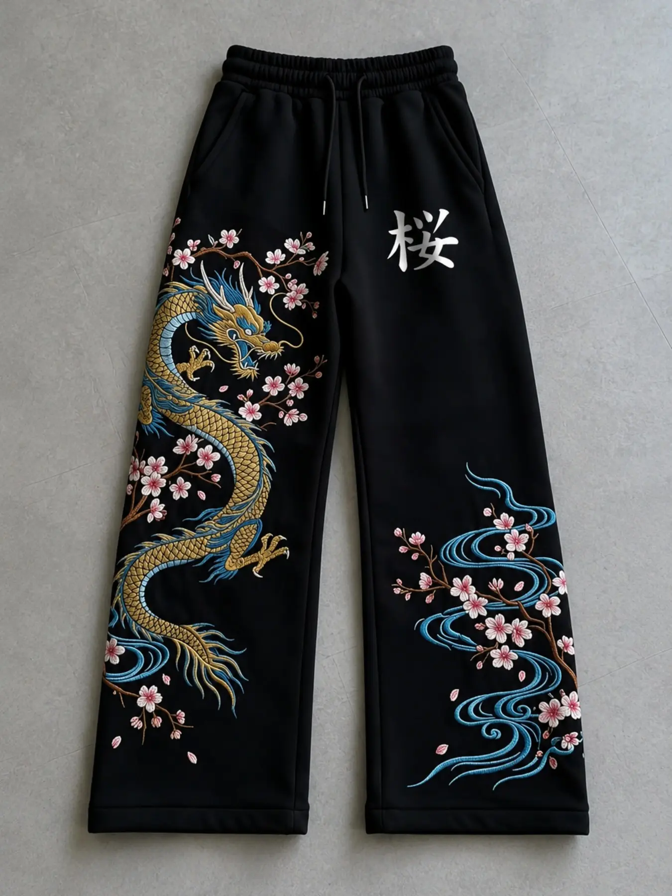 Sweaf pants w dragon putple - TikTok Shop