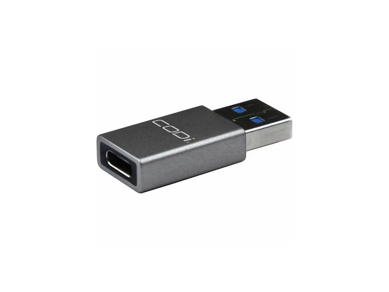 CODi USB-A to USB-C Adapter w/ 10Gbps Data Transfer Speed - 1 x 4-Pin USB Type A - Male - 1 x 24-Pin USB Type C - Female - Space Gray CODi USB-A to USB-C Adapter w/ 10Gbps Data Transfer Speed - 1 x 4-Pin USB Type A - Male - 1 x 24-Pin USB Type C - Female - Space Gray