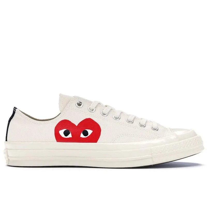 Converse Men's Chuck Taylor All Star 70 Ox Comme des Garcons PLAY White, from StockX Converse Men's Chuck Taylor All Star 70 Ox Comme des Garcons PLAY White, from StockX
