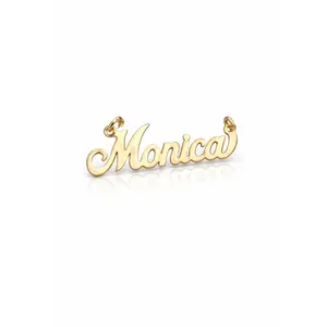 Medium Custom Gold Name Plate