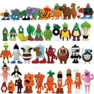 2.3Inch Italian Brainrot Figures for Easter Egg Fillers,Creative 3D Figure for Desk Decor Party Display & Gift