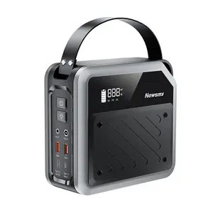 Portable Solar Power Station 270Wh/72000mAh, 268W Max Output, 2×100W USB-C PD, LiMnFePO4 Battery with Spotlight for Hiking, Traveling & Emergency, Drone Charging, Compact Power Stations