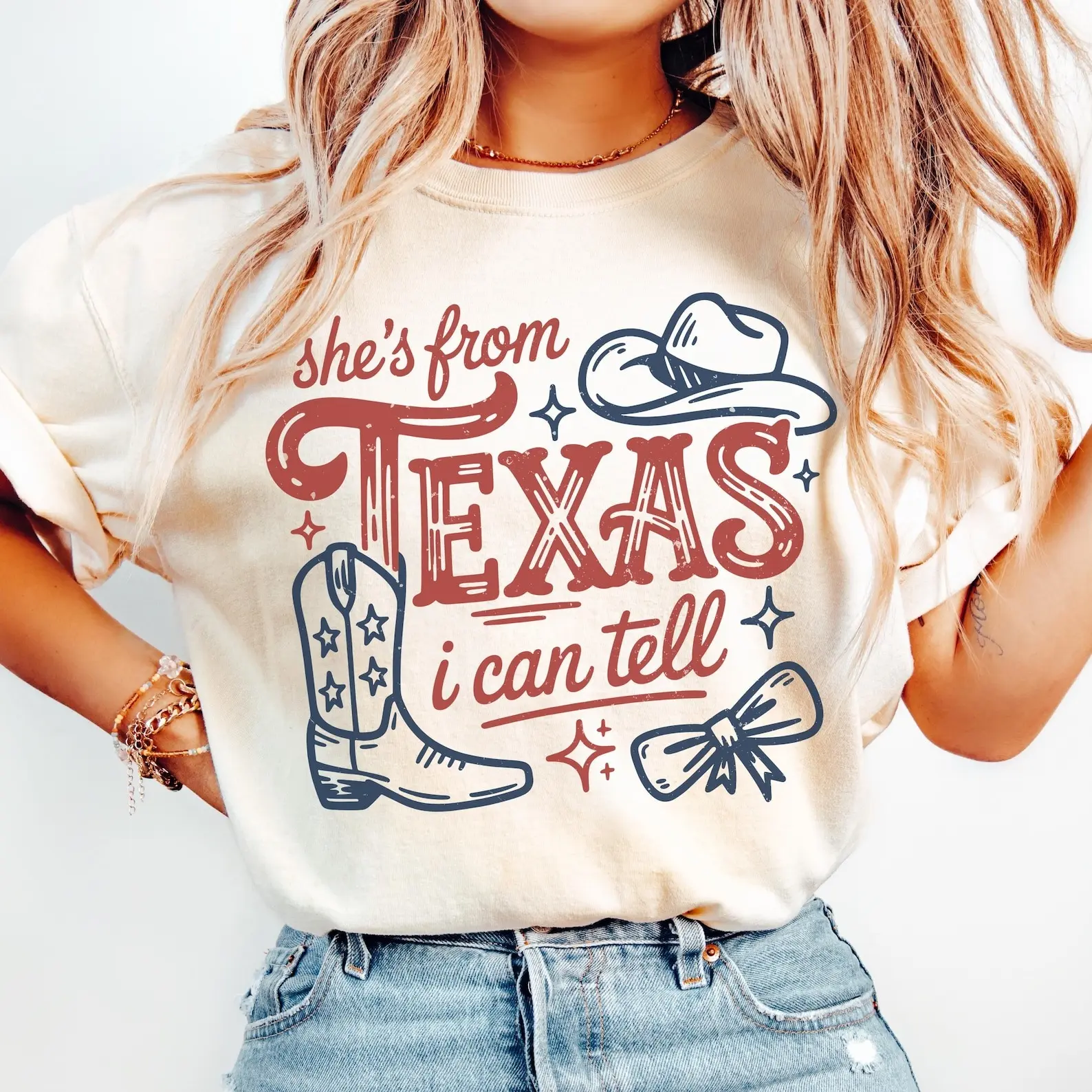 Comfort Colors She’s From Texas Shirt, Coquette Texas Tshirt, Funny Cowgirl Graphic Tee, Western Country Shirt, Southern Girl Rodeo Tee, Girly Cowgirl Gift for Women