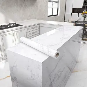 Marble Sticky Back Plastic 40cm X 3m, Granite Vinyl Wrap, Self-Adhesive Wallpaper, Waterproof Removable Peel & Stick, Marble Backsplash Wallpaper