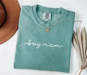 Comfort Colors Boy Mom Shirt, Cute Mom Life Tee, Mama of Boys Graphic T-Shirt, Christmas Gift for Mom, Trendy Mama Shirt, Boy Mama Tee, mother's day shirt