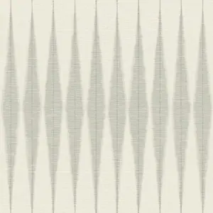 RoomMates Olive Branch 20'x20.5" Peel and Stick Wallpaper Botanical, Gray